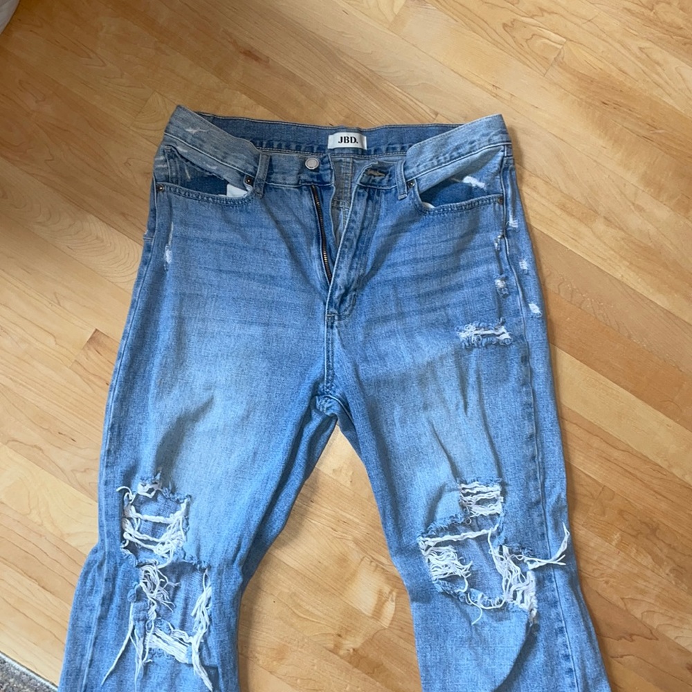 Grey Bandit distressed Ashton Jeans
